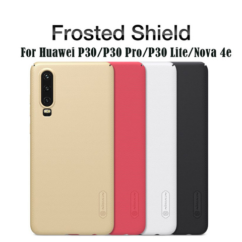 For Huawei P20 P30 Pro Case Nillkin Case High Quality Super Frosted Shield Hard PC Phone Back Cover For Huawei P30 Lite Nova 4e ► Photo 1/6