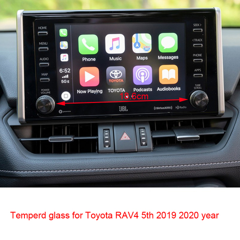 Tempered glass screen protective film for Toyota RAV4 5th 8 inch central control display car navigation protector  2022 ► Photo 1/2