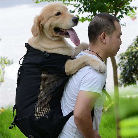 Dog Carrier Bag Pet Shoulder Traveler Backpack Dog Outcrop Bags Ventilation Breathable Outdoor Motorcycle Hiking Backpack ► Photo 1/6