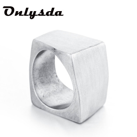 Onlysda Stainless Steel Viking Ring vintage Hammer retro punk jewelry finger man Love Jewelry Gift Wholesale OSR194 ► Photo 1/4