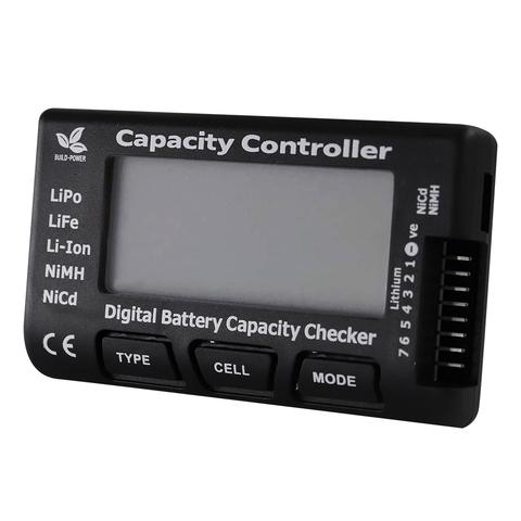 RC CellMeter-7 Digital Battery Capacity Checker LiPo LiFe Li-ion Nicd NiMH Battery Voltage Tester Checking CellMeter7 ► Photo 1/5
