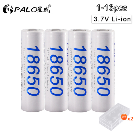 1-16pcs 18650 original Rechargeable li-ion Battery 18650 30A 3.7V 3200mAh lithium li ion liion high current batteries ► Photo 1/6