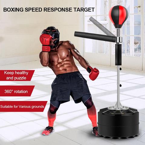 Boxing Professional Boxing Bag Heavy Stand Punching Bag With 360 Degree Reflex Bar Fitness Boxing Equipment ► Photo 1/6