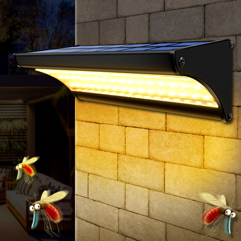 Solar Power Mosquito Repellent Wall Lamp Outdoor Waterproof 48led Solar Light Anti Insect Bug Lamps For Garden House Wall ► Photo 1/6