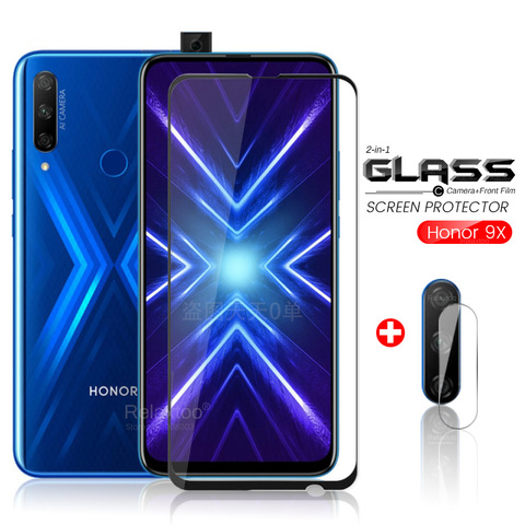 glas honor 9x glass protective glass on honor 9x premium honor9x global edition stk-lx1 6.59'' camera lens film on honer 9 x x9 ► Photo 1/6