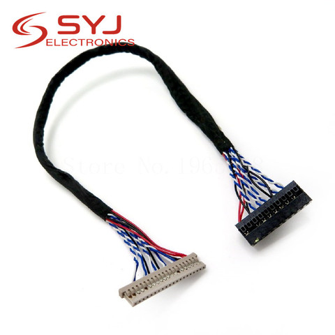 1pcs/lot 400MM DF14-20P-D8 1ch 8bit 20pin LVDS CABLE wire to dupont for LCD board In Stock ► Photo 1/1