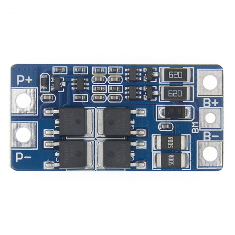 2S 10A 7.4V 18650 lithium battery protection board 8.4V balanced function/overcharged protection ► Photo 1/6