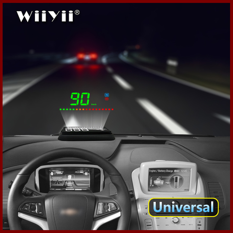 Compatible with All Car Speed Projector GPS Digital Car Speedometer A2  Electronics Head Up Display Auto HUD Windshield Projector - Price history &  Review, AliExpress Seller - WIIYII Official Store