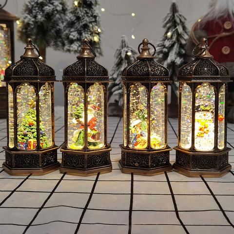 LED Flame Lantern Lamps Simulated Fireplace Flame Effect Built-in 3 Button BatteriesBattery Courtyard Room Decor ► Photo 1/6