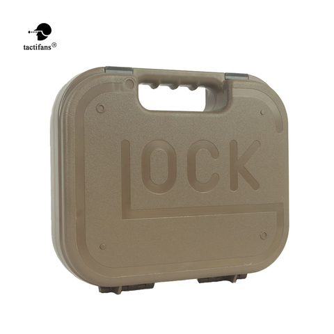 Tactical GLOCK ABS Pistol Case Holster Hard Gear Box Gun Bag Padded Foam Lining For Hunting Shooting Accessories ► Photo 1/6