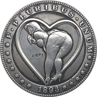 Hobo Nickel 1893-S USA Morgan Dollar COIN COPY Type 85 ► Photo 1/2