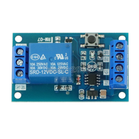 DC 12V Bond Bistable Relay Module Car Modification Switch Start Stop Self-Locking 828 Promotion Board ► Photo 1/4