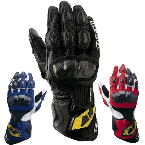 Free shipping motorcycle gloves road racing bike gloves leather gloves carbon fiber gloves motorcycle protective gloves ► Photo 1/6