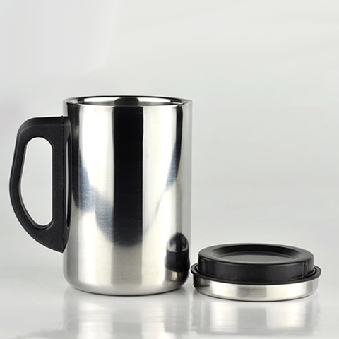 Hot Stainless Steel Mugs Dual Wall Insulated Travel Tumbler Coffee Mug Beer Tea Mug Cup Drinkware 350/500ml ► Photo 1/6