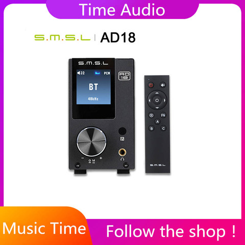 SMSL AD18 Amplifier Bluetooth Audio Digital 4.2 USB DAC Amplifier Player DAC Hifi Power Amplifier 2.1Stereo Professional 80W Amp ► Photo 1/6