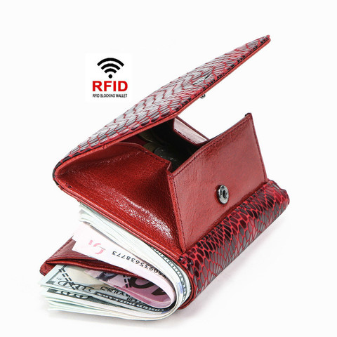 Small Wallet Genuine Leather Women Short Woman Leather Purses Wallets Ladies Card Holder  Clutch Bags Female Coin Purse ► Photo 1/6