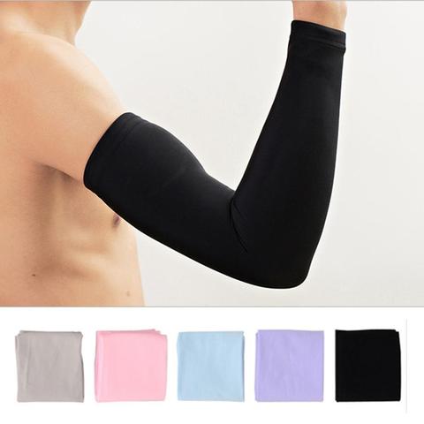 1 Pair Boys Basketball Arm Sleeves Running Bike Riding Sleeves Sun Protection Sleeves Protective Anti-sweat Arm Sleeves ► Photo 1/5