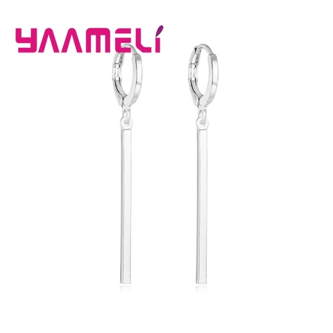 Multiple Styles 925 Sterling Silver Metal Earrings for Women Girls Gifts Shining Original Silver Fine Ear Jewelry ► Photo 1/6