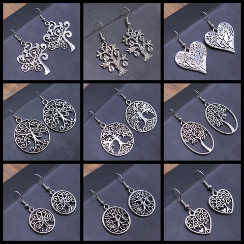 Tree Earring Women Drop Earrings Round Tree Dangle Earrings Women Fashion Jewelry Gift For Women ► Photo 1/1
