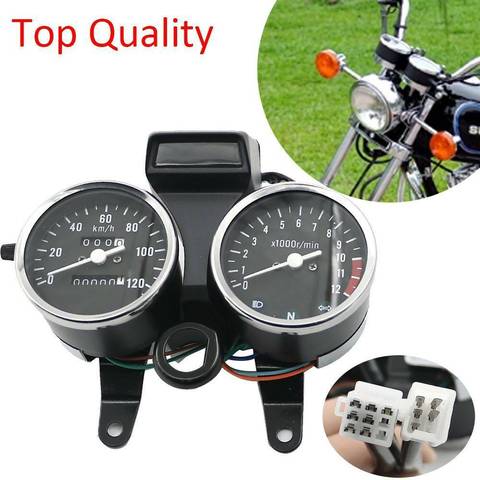 Motorcycle Odometer Speedometer Tachometer Speedo Gauge For Suzuki CN125 GN 125 ► Photo 1/6