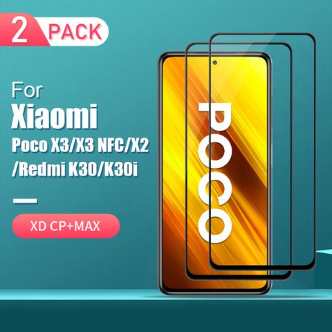 Poco X3 NFC Glass Screen Protector 6.67 For Xiaomi PocoPhone X3 K30i Glass NILLKIN 9H for Xiaomi Poco X2 Tempere Glass Protector ► Photo 1/6