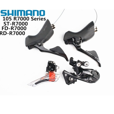 SHIMANO R7000 Groupset 105 R7000 Derailleurs ROAD Bicycle Front Derailleur + Rear Derailleur + Shifter update from 5800 ► Photo 1/6
