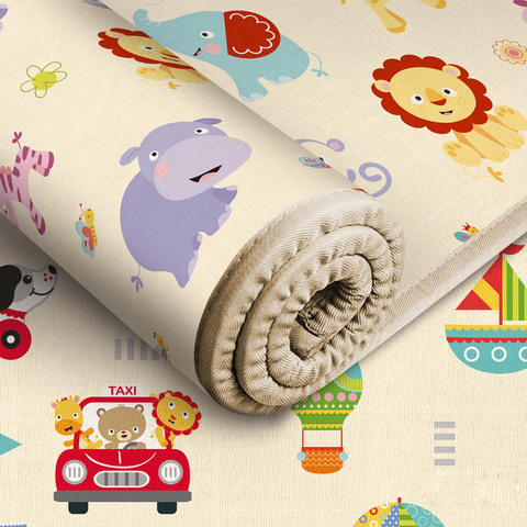 180*150*0.5CM Baby Play Mat Eco-friendly crawling mat Cartoon Non-slip Carpet Living Room Mat early education kids Activity Mat ► Photo 1/5