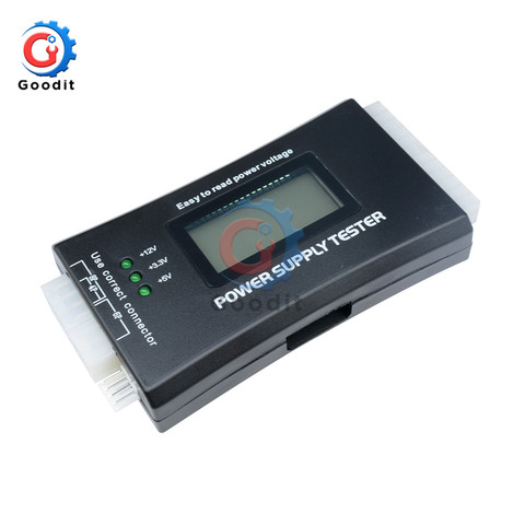 Digital LCD Display PC Computer 20/24 Pin Power Supply Tester Check Quick Bank Supply Power Measuring Diagnostic Tester Tools ► Photo 1/6