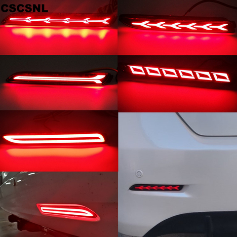 Car LED Rear Bumper Reflector Brake lamp For Toyota RAV4 Harrier Sienna EZ Alphard Aygo Mark X Lexus IS-F GX470 RX300 5630 NX RC ► Photo 1/6