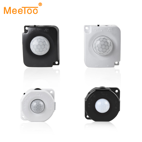 Adjustable PIR Motion Sensor Switch Smart 12V 24V 5V Body Movement Infrared Sensor Detector Timer Automatic ON/OFF Light Switch ► Photo 1/6