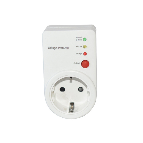 Automatic Voltage Switcher AVS 16A 220V Power Surge Protector Protector EU Plug Socket type Voltage Safe Refrigerator Protector ► Photo 1/6