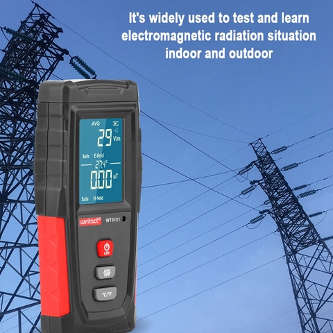 Radiation Dosimeter With Two Uses Electric Field and Magnetic Field Radiation Tester Electromagnetic Geiger Counters EMF Meter ► Photo 1/6