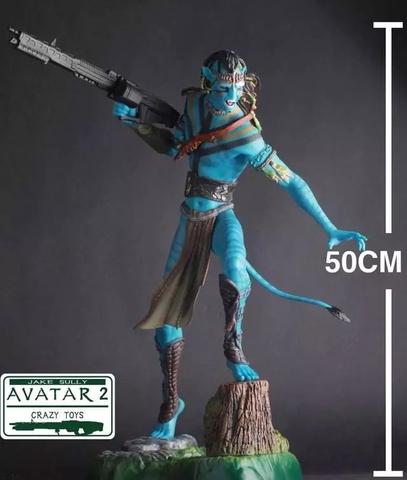 Crazy Toys 1:6 Avatar 2 Neytiri & Jake Sully Statue PVC Figure Model Toys 50cm ► Photo 1/6