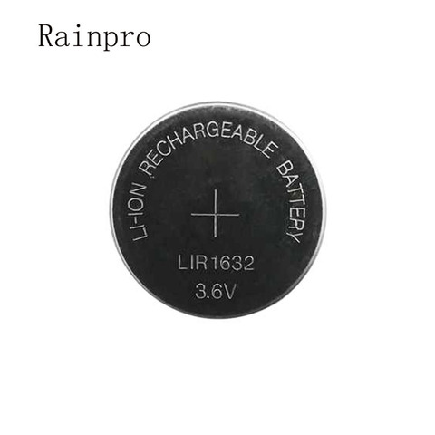 2PCS/LOT LIR1632 1632 3.6V Lithium battery Rechargeable Button Cell Coin Batteries for Remote control ► Photo 1/1