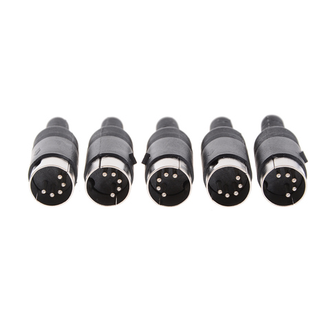 5pcs/lot 5 Pin DIN Male Connector 5 Pin DIN Plug Jack With Plastic Handle Keyboard Cable Connector Adapter ► Photo 1/5