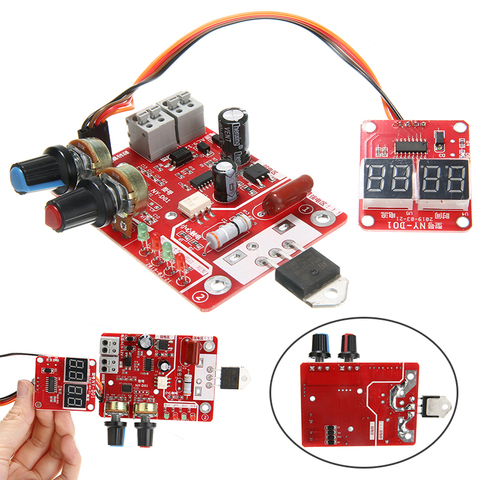 New NY-D01 40A Spot Welder Machine Time Control Digital Display Controller Board Module Adjust Time Current ► Photo 1/6