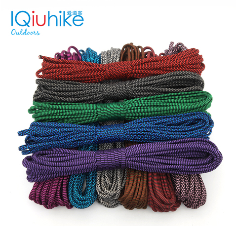 IQiuhike 208 Colors Paracord 550 Rope Type III 7 Stand 50FT Paracord Cord Rope Survival kit Wholesale ► Photo 1/6