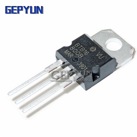 10PCS BTB16-800B BTB16-800 BTB016 Triacs 16 Amp 800 Volt TO-220 Gepyun ► Photo 1/1