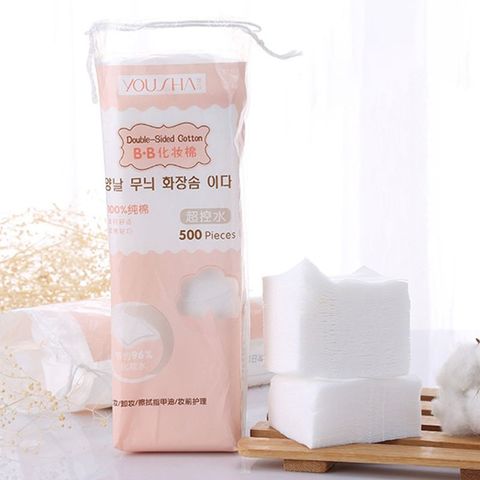 500Pcs/Bag Facial Thin Non-Woven Makeup Cotton Pads Nail Polish Remover Tissues ► Photo 1/5