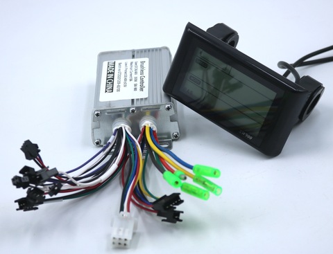 Greentime 36V 48V 350W 18A Brushless DC Motor Controller Ebike Controller +SW-LCD Display One Set ► Photo 1/3