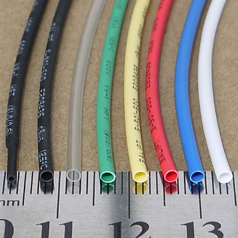 Diameter 1mm Heat Shrink Tube 2:1 Polyolefin Thermal Cable Sleeve Insulated Wire Protector Wrap Cover DIY Connector Repair ► Photo 1/4