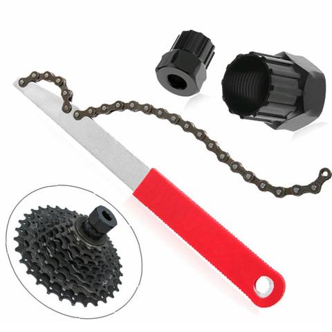 Bike Chain Whip Freewheel Sprocket Cassette Tool Cycling Bicycle Chains Whip Wheel Sprocket Remove Repair kit ► Photo 1/6