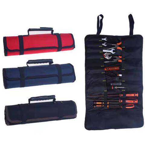 Multifunction  Oxford Cloth Wrench Bag Folding Tool Roll-up Bag Storage Pocket Portable Tools Pouch Case Organizer Holder MJ710 ► Photo 1/5