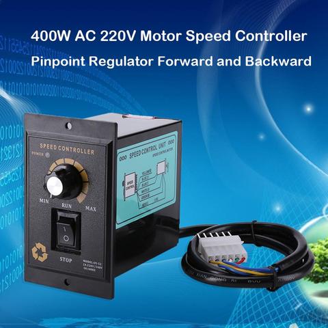 400W AC 220V Motor Speed Pinpoint Regulator Controller Vooruit en Achteruit 50/60 hz Regulated Speed Motor Controller ► Photo 1/6