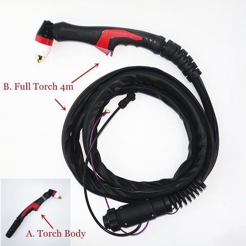 P80 Torch Plasma Cutting Torch Pilot Arc HF Plasma Cutter 4m 13ft for Air Cooled Plasma Cutting Machine ► Photo 1/6