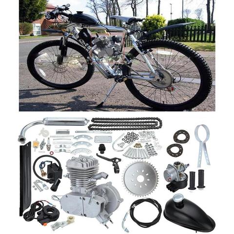 80cc 2 Stroke Gas Cylinder Motores Petrol Engine Bike Complete Motorcycle Motorized Bicycle Engine Kit ► Photo 1/6