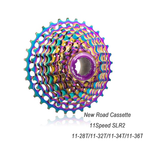 New Colorful Road 11 Speed SLR2 Cassette 11Speed 28T/32T/34T/36T Gravel Bike Freewheel Ultralight 22S Flywheel Sprocket ► Photo 1/6