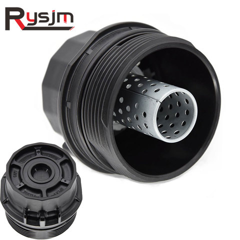 15620-37010 Black Oil Filter Cover Cap Trim Fit For Toyota Oil Filter Housing Cover Assembly Fit For Lexus 1562037010 ► Photo 1/6