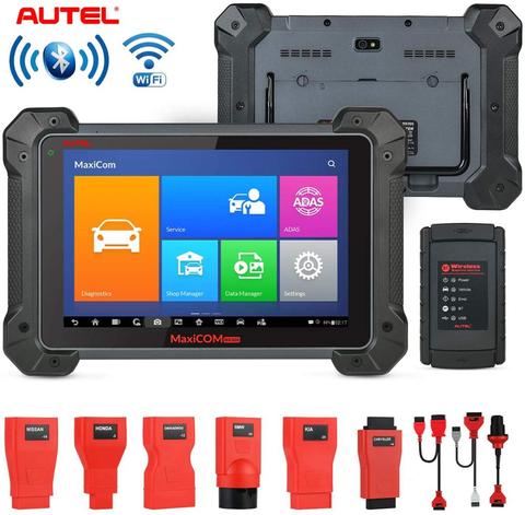 Autel MaxiCOM MK908 Wireless Diagnostic Scan Tool With ECU Coding ADAS Bi-Directional Control Active Tests IMMO Keys All Systems ► Photo 1/6