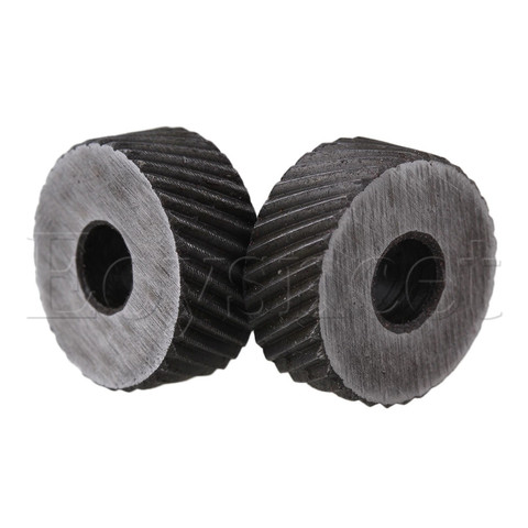 2PCS 19 x 8mm Knurl Wheel Tool Diagonal Coarse Twill Pattern 1.5mm Pitch Roller ► Photo 1/3